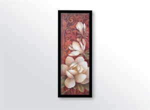 Magnolia Melody I, by Elaine Vollhardt - 12x36 Art Poster Print for Wall, Home Decor - Image 3