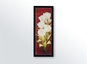 Magnificent Tulips I, by Levashov - 12x36 Art Poster Print for Wall, Home Decor - Image 3