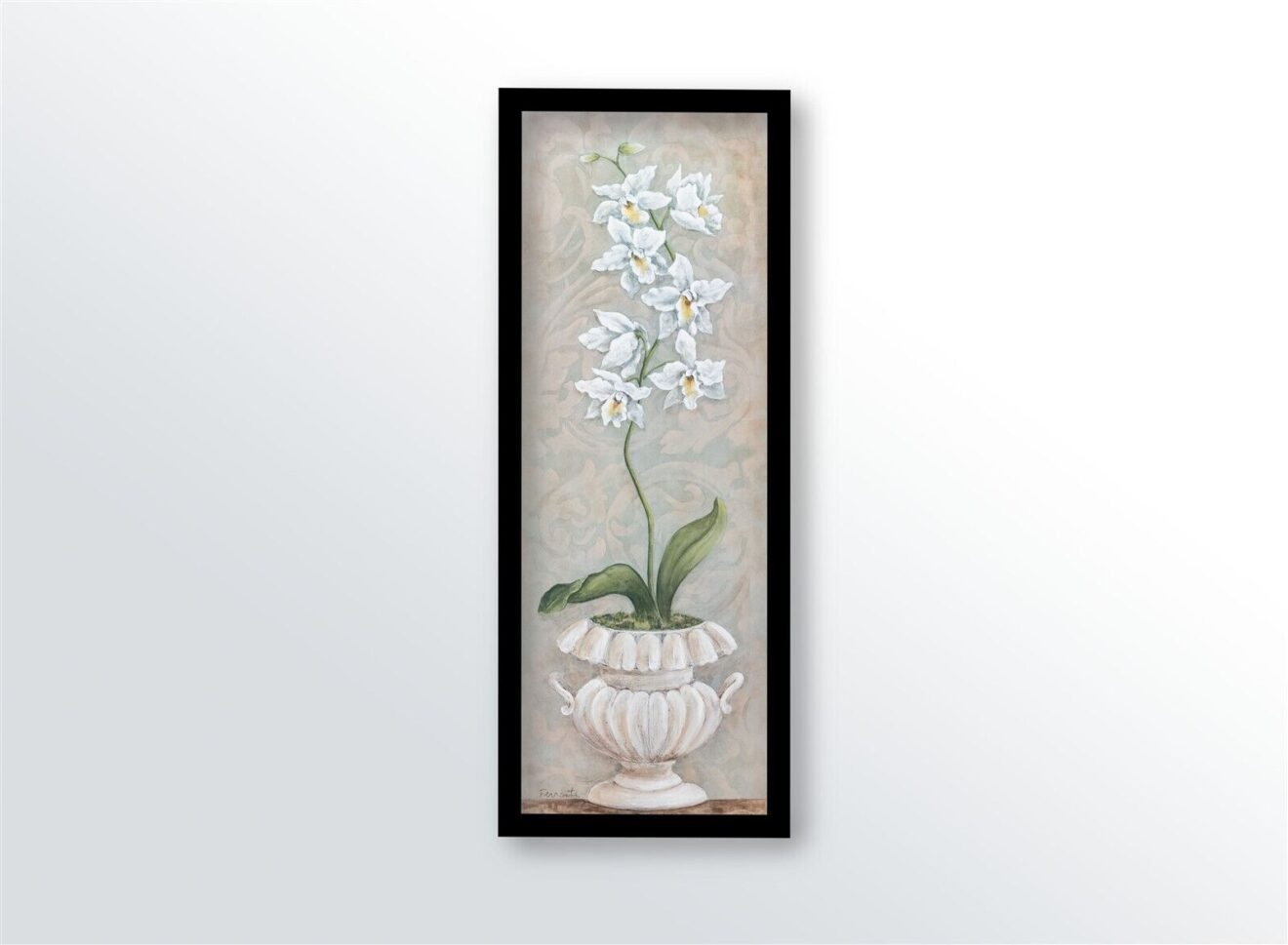 Lavish Orchids II, by Angela Ferrante - 12x36 Art Poster Print for Wall, Home Decor - Image 3