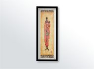 Kuba Figures I, by Shannon - 12x36 Art Poster Print for Wall, Home Decor - Image 3