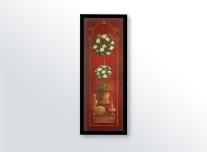 Gardenia Topiary, by Gloria Eriksen - 12x36 Art Poster Print for Wall, Home Decor - Image 3