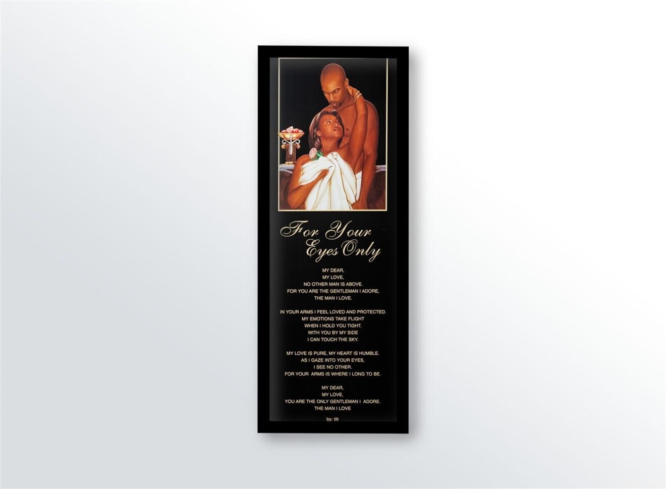 img 3 For Your Eyes Only II, by Gerald Ivey - 12x36 Art Poster Print for Wall, Home Decor - Image 3