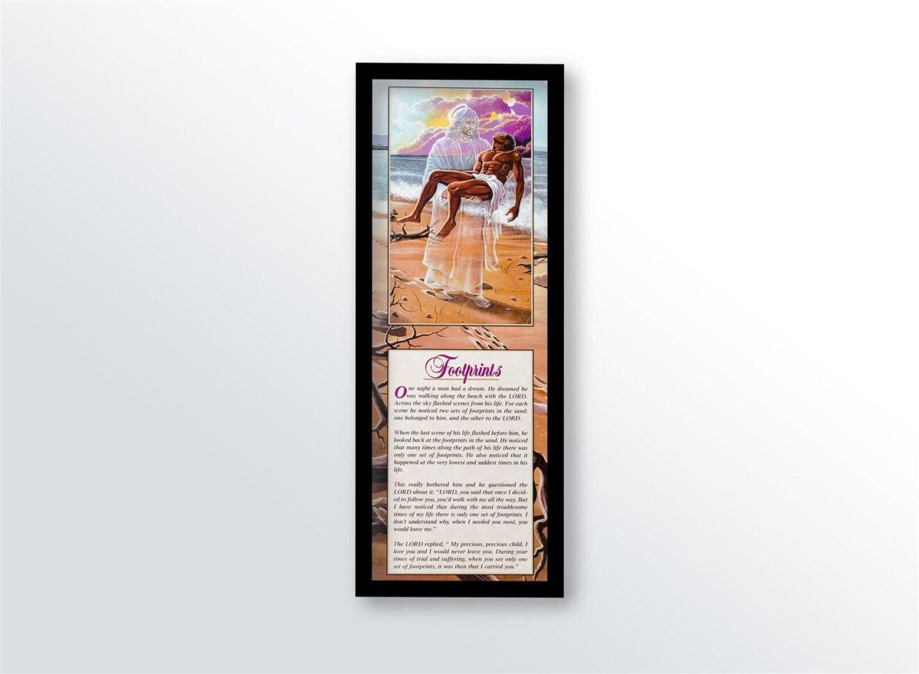 Footprints III, by Lester Kern - 12x36 Art Poster Print for Wall, Home Decor - Image 3