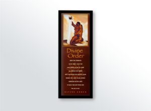 Divine Order, by WAK - 12x36 Art Poster Print for Wall, Home Decor - Image 2