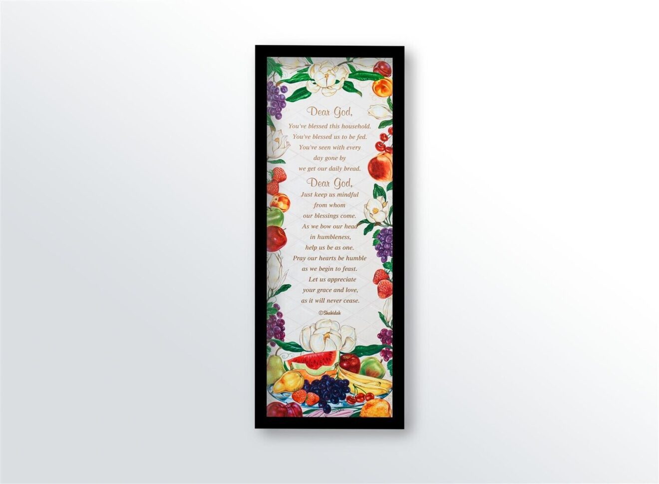 Dear God, by Johnny Myers - 12x36 Art Poster Print for Wall, Home Decor - Image 3