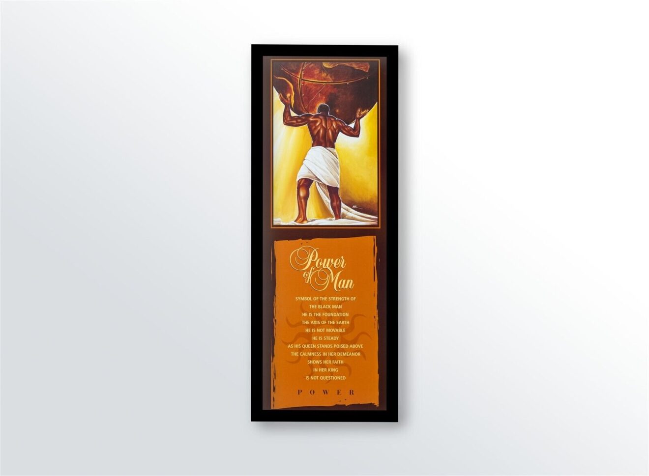 Power of Man II, by WAK - 12x36 Art Poster Print for Wall, Home Decor - Image 3