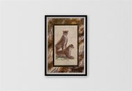Cheetahs, by Kruskamp - 13x17 Art Poster Print for Wall, Home Decor - Image 3