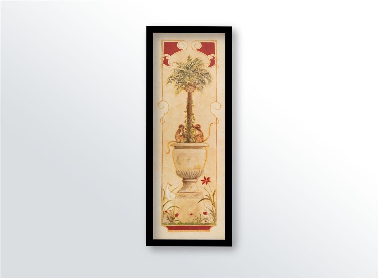 Atrium Palm I, by Gloria Eriksen - 12x36 Art Poster Print for Wall, Home Decor - Image 3