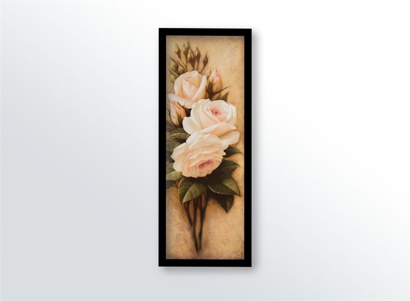 Pink Petals I, by Levashov - 12x36 Art Poster Print for Wall, Home Decor - Image 3