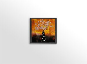 Vase With Flowers - 12x12 Art Poster Print for Wall, Home Decor - Image 3