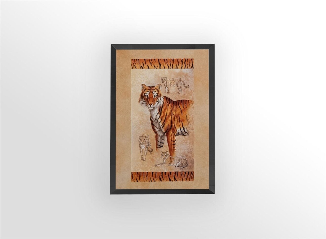 Tiger, by Gibson - 10x16 Art Poster Print for Wall, Home Decor - Image 3