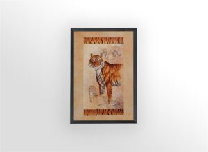 Tiger, by Gibson - 10x16 Art Poster Print for Wall, Home Decor - Image 3