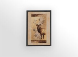 Stag, by Gibson - 10x16 Art Poster Print for Wall, Home Decor - Image 3