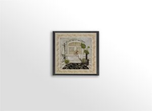 Serenity Bath II, by Olson - 12x12 Art Poster Print for Wall, Home Decor - Image 3