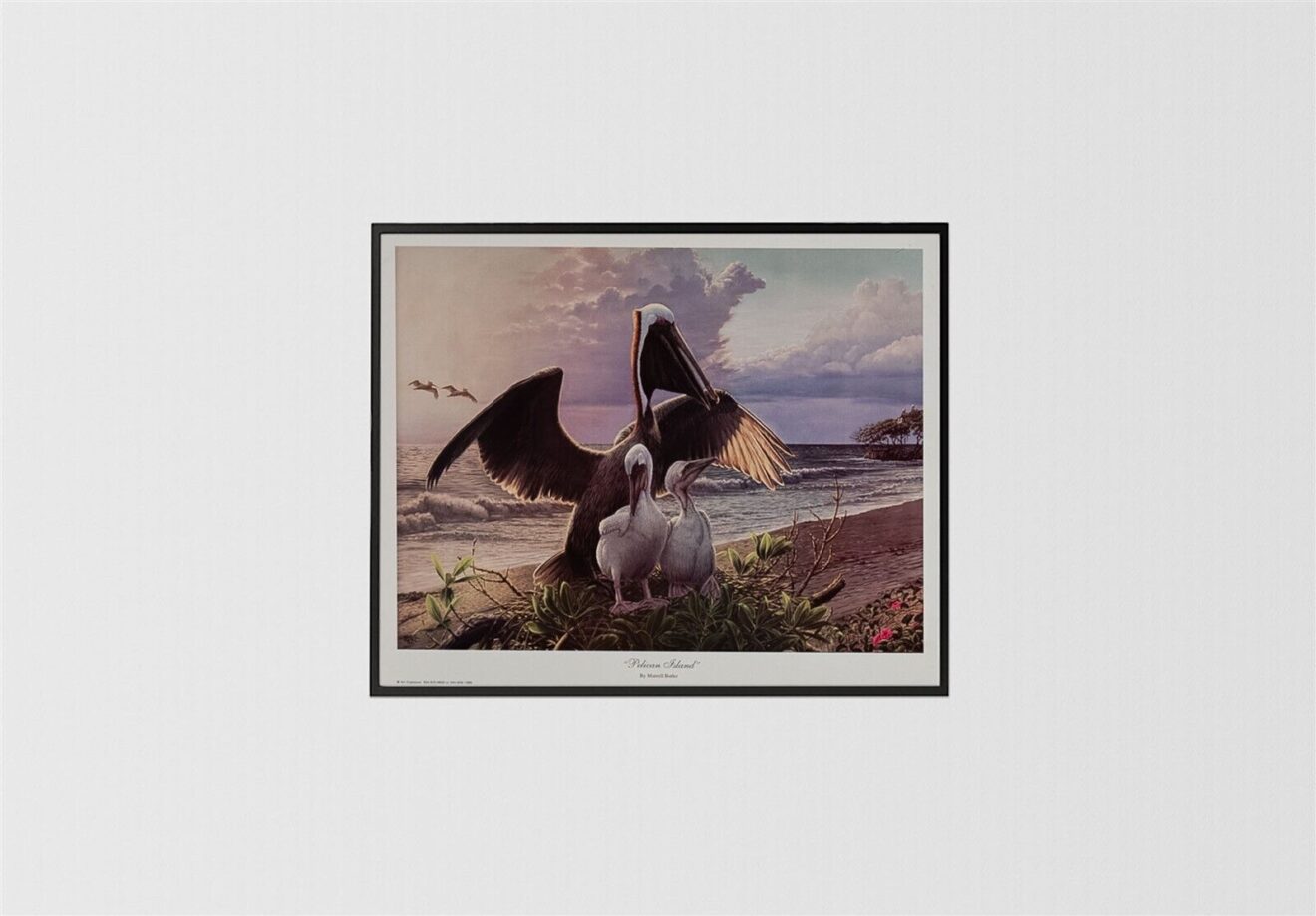 img 3 Pelican Island, by Butler - 12x15 Art Poster Print for Wall, Home Decor - Image 3