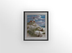 Lighthouse I - 11x14 Art Poster Print for Wall, Home Decor - Image 3