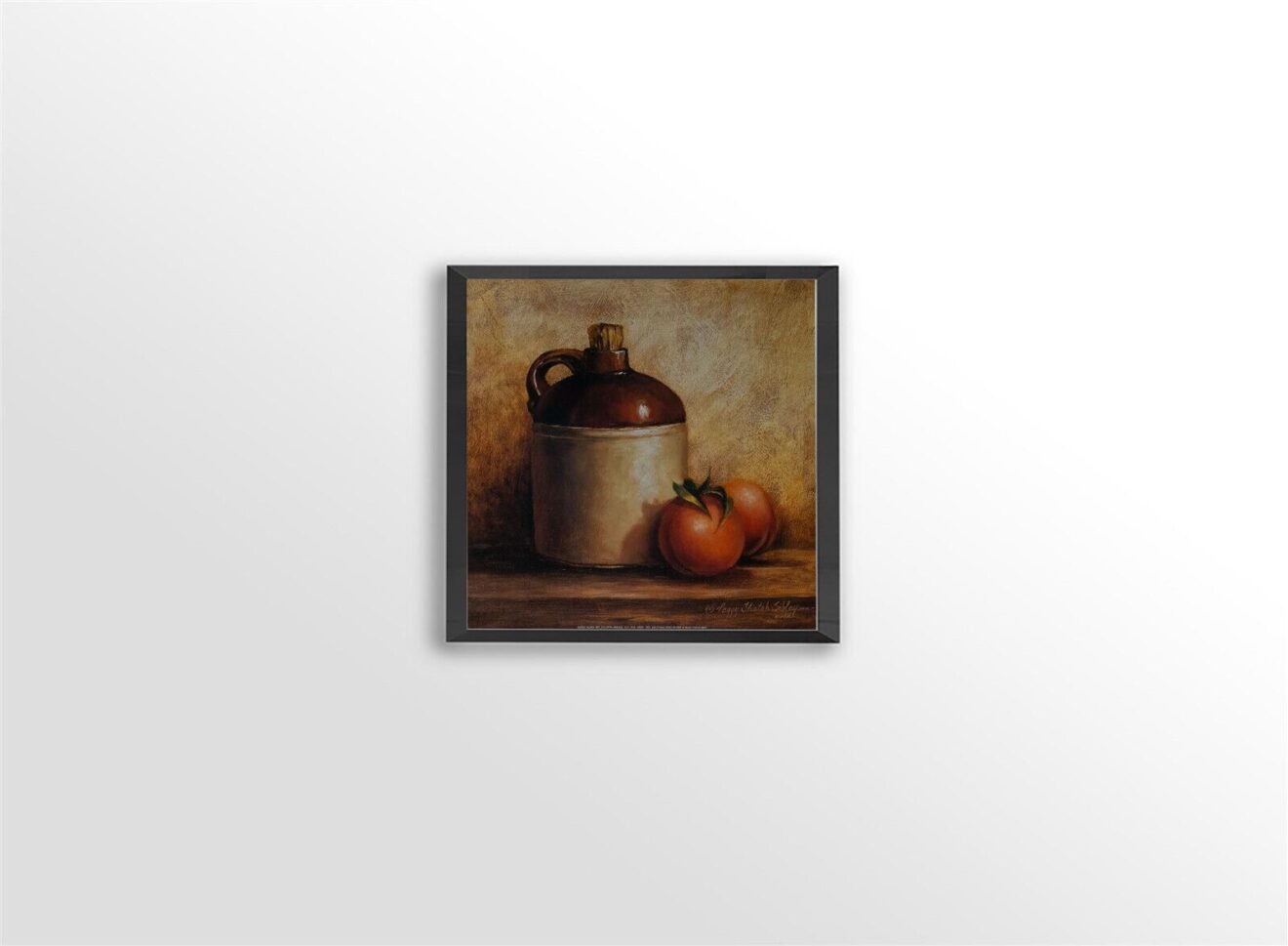 Jug + Peach, by Sibley - 12x12 Art Poster Print for Wall, Home Decor - Image 3