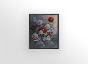 Hummingbirds With Flowers II - 11x14 Art Poster Print for Wall, Home Decor - Image 3