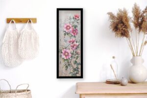 Romantic Garden II, by Richard Lane - 12x36 Art Poster Print for Wall, Home Decor