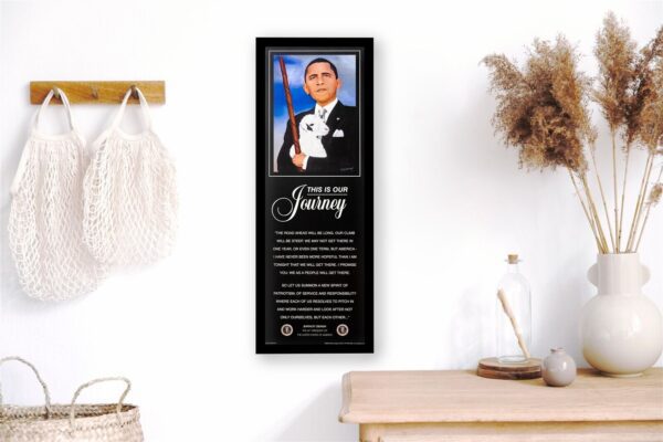 This is Our Journey, by Gerald Ivey - 12x36 Art Poster Print for Wall, Home Decor