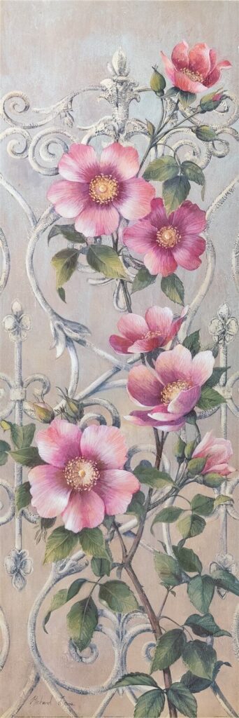 Romantic Garden II, by Richard Lane - 12x36 Art Poster Print for Wall, Home Decor - Image 2