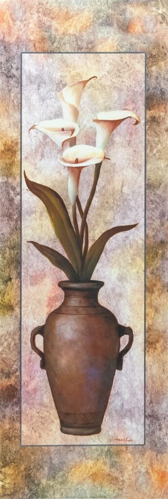 Vase IV, by Tan Chun - 12x36 Art Poster Print for Wall, Home Decor - Image 2