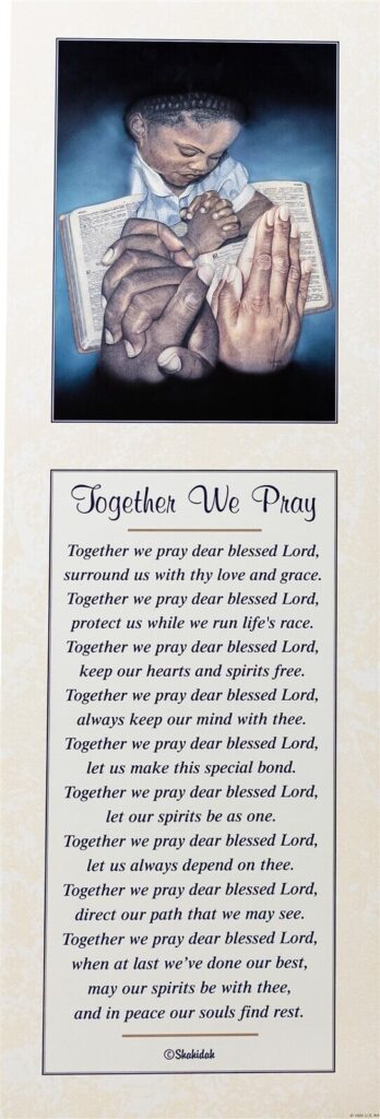 Together We Pray, by Shahidah - 12x36 Art Poster Print for Wall, Home Decor - Image 2