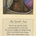 MY SPECIAL AUNT - 8x20 Inch