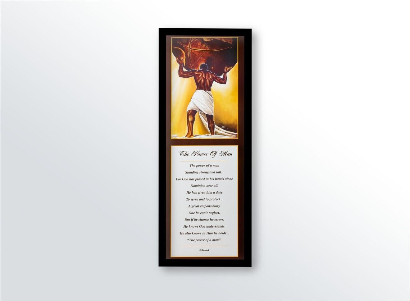 The Power of Man, by WAK - 12x36 Art Poster Print for Wall, Home Decor - Image 3