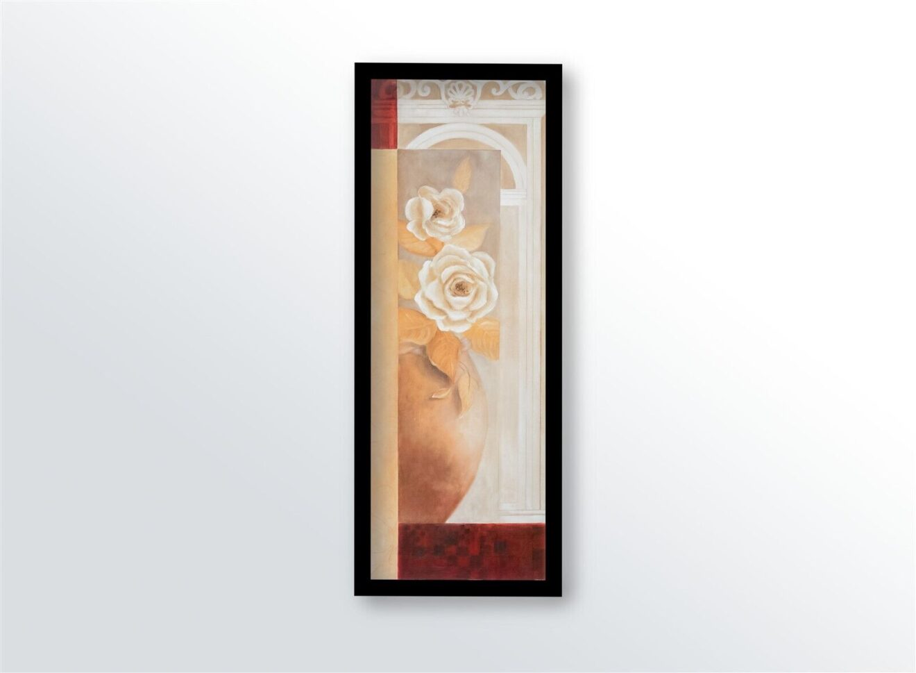 Rose Promenade I, by Robinson - 12x36 Art Poster Print for Wall, Home Decor - Image 3