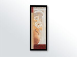 Rose Promenade I, by Robinson - 12x36 Art Poster Print for Wall, Home Decor - Image 3