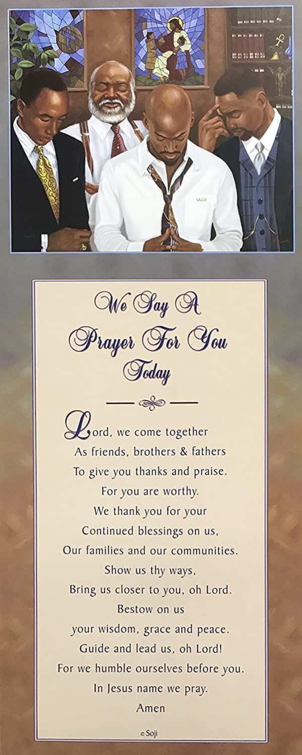 WE SAY A PRAYER FOR YOU TODAY (Male Version)- 8x20 Inch
