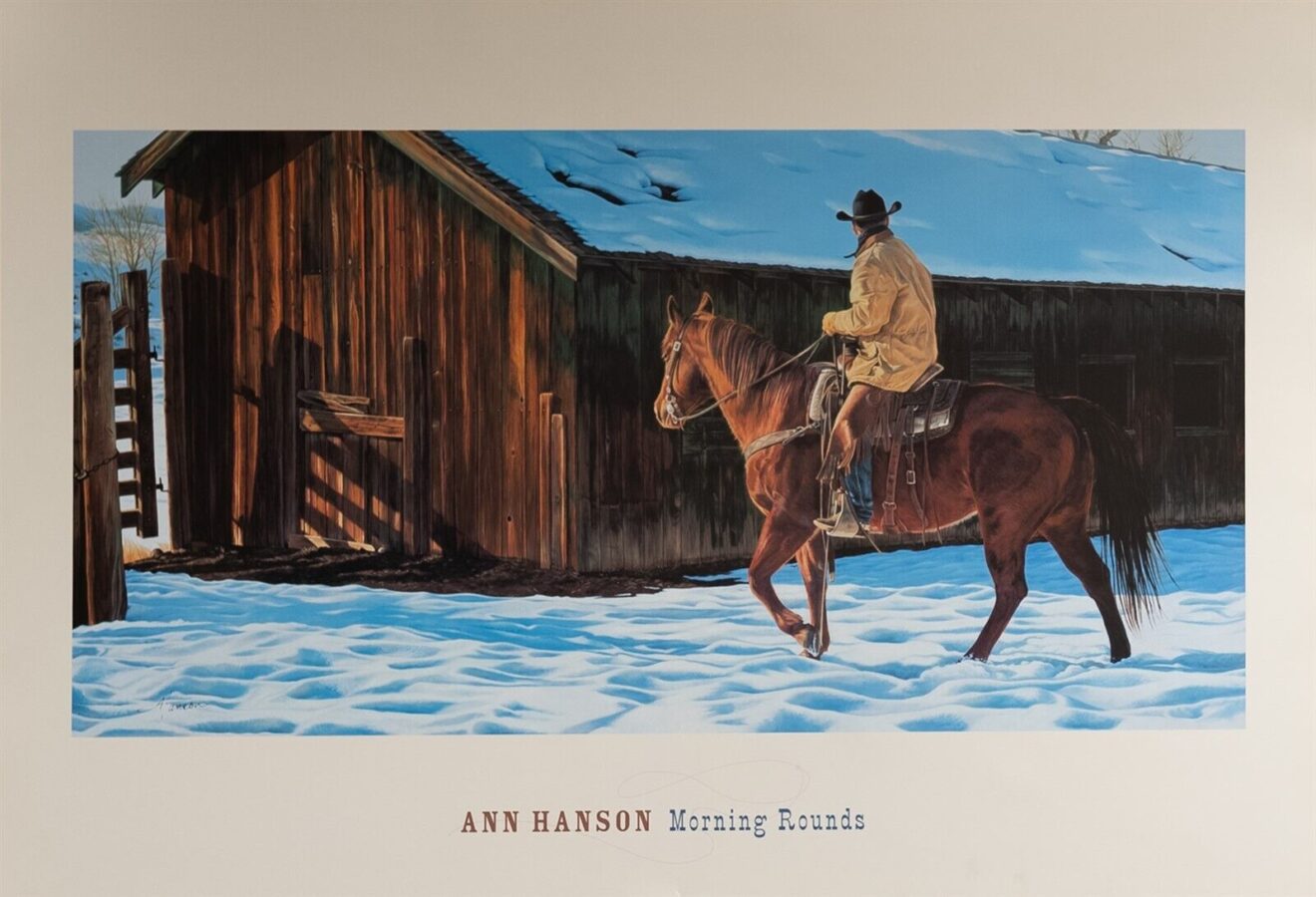 Morning Rounds, by Ann Hanson - 24x36 Art Poster Print for Wall, Home Decor - Image 2