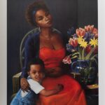 Miz Lela's Baby, by Young - 28x34 Art Poster Print for Wall, Home Decor