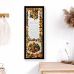 My Kitchen Prayer - 12x36 Art Poster Print for Wall, Home Decor