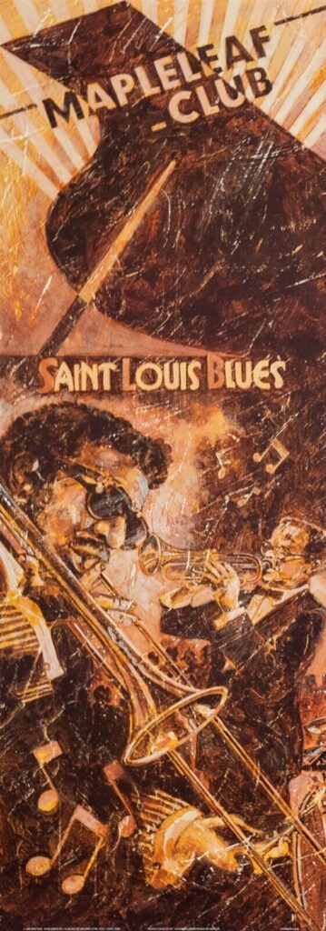 Maple Leaf Club, by Avis - 12x36 Art Poster Print for Wall, Home Decor - Image 2