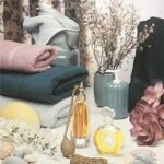 GREEN TOWEL & PERFUME - 8x10 Inch