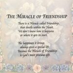THE MIRACLE OF FRIENDSHIP - 8x10 Inch