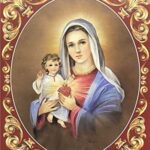 MOTHER MARY WITH JESUS - 8x10 Inch