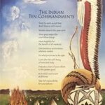 THE INDIAN TEN COMMANDMENTS - 8x10 Inch