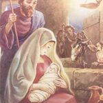 BABY JESUS WITH MOTHER MARY - 8x10 Inch