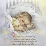 NOW I LAY TO ME DOWN TO SLEEP - 8x10 Inch