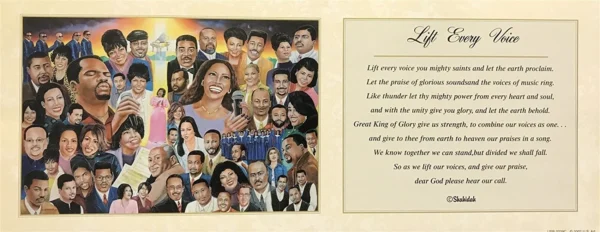 LIFT EVERY VOICE - 8x20 Inch