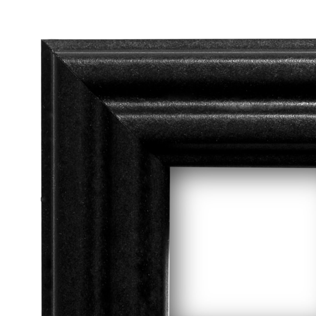 Black .75 in Solid Wood Picture Frame - Image 5