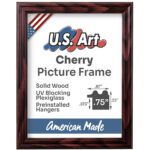 Cherry .75" Solid Wood Picture Frame