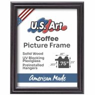 .75" Custom Solid Wood Frame for Wall Art 15+ Colors with Preinstalled Hangers & UV-blocking Plexiglass - Image 10