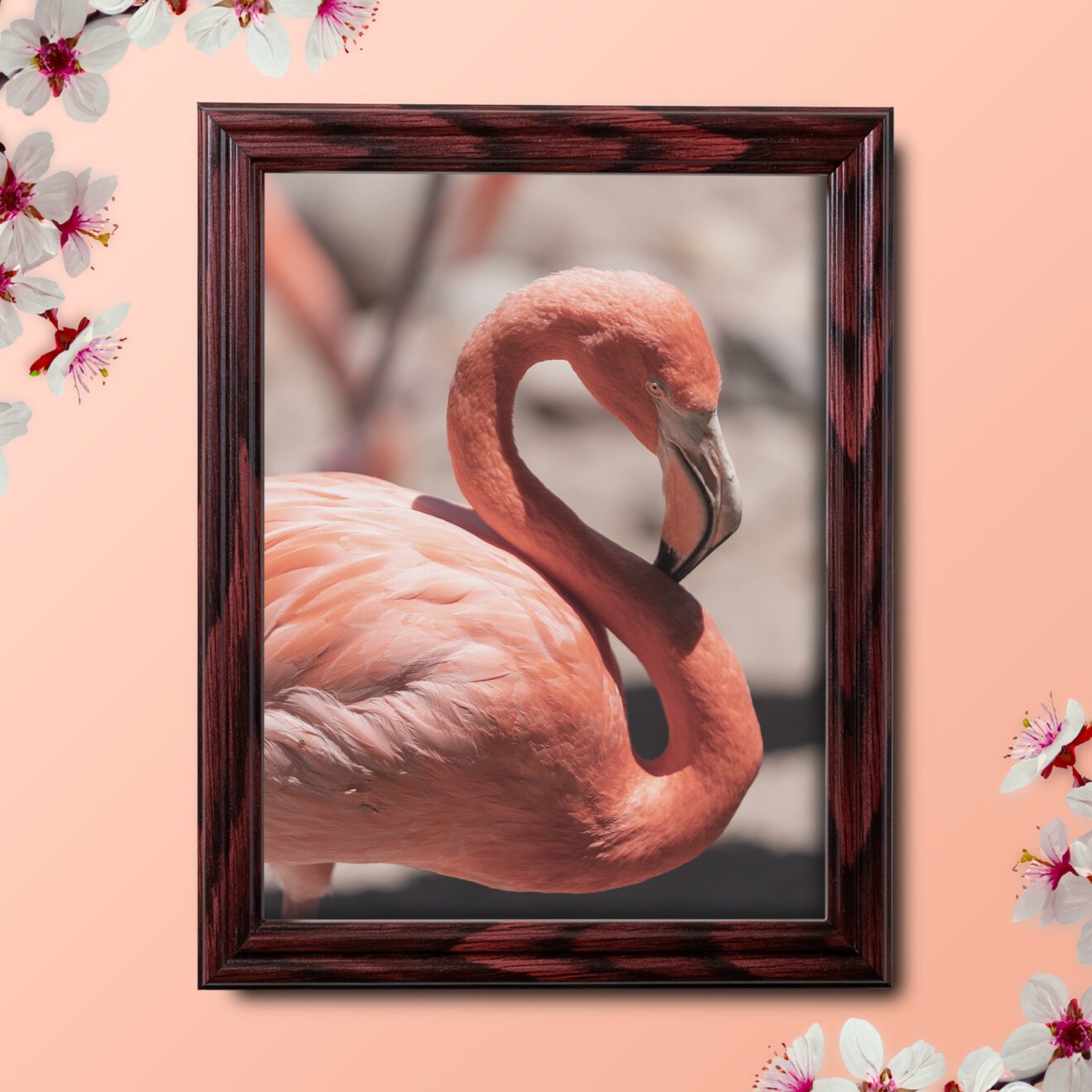 _75Cherry_3 Cherry .75" Solid Wood Picture Frame - Image 5