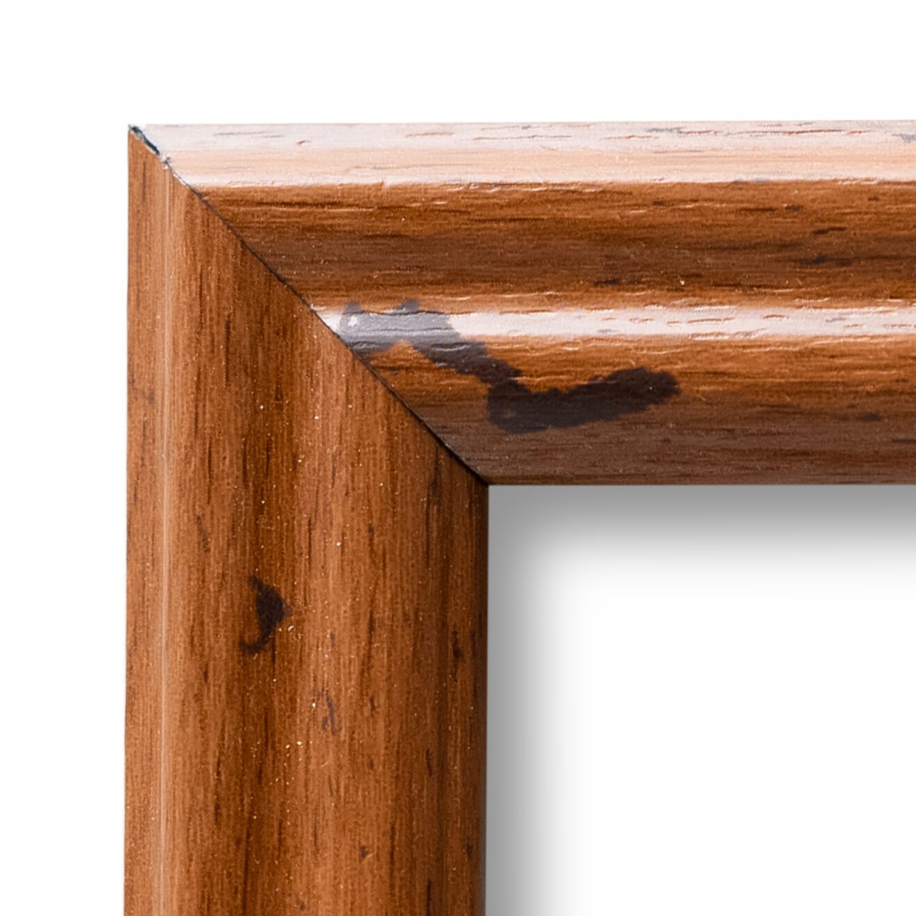 Distressed Oak .75" Solid Wood Picture Frame - Image 2