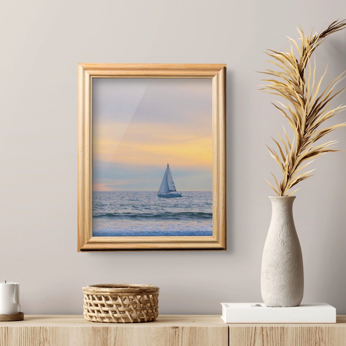 75_NAT Unfinished Raw .75 in Solid Wood Picture Frame - Image 4