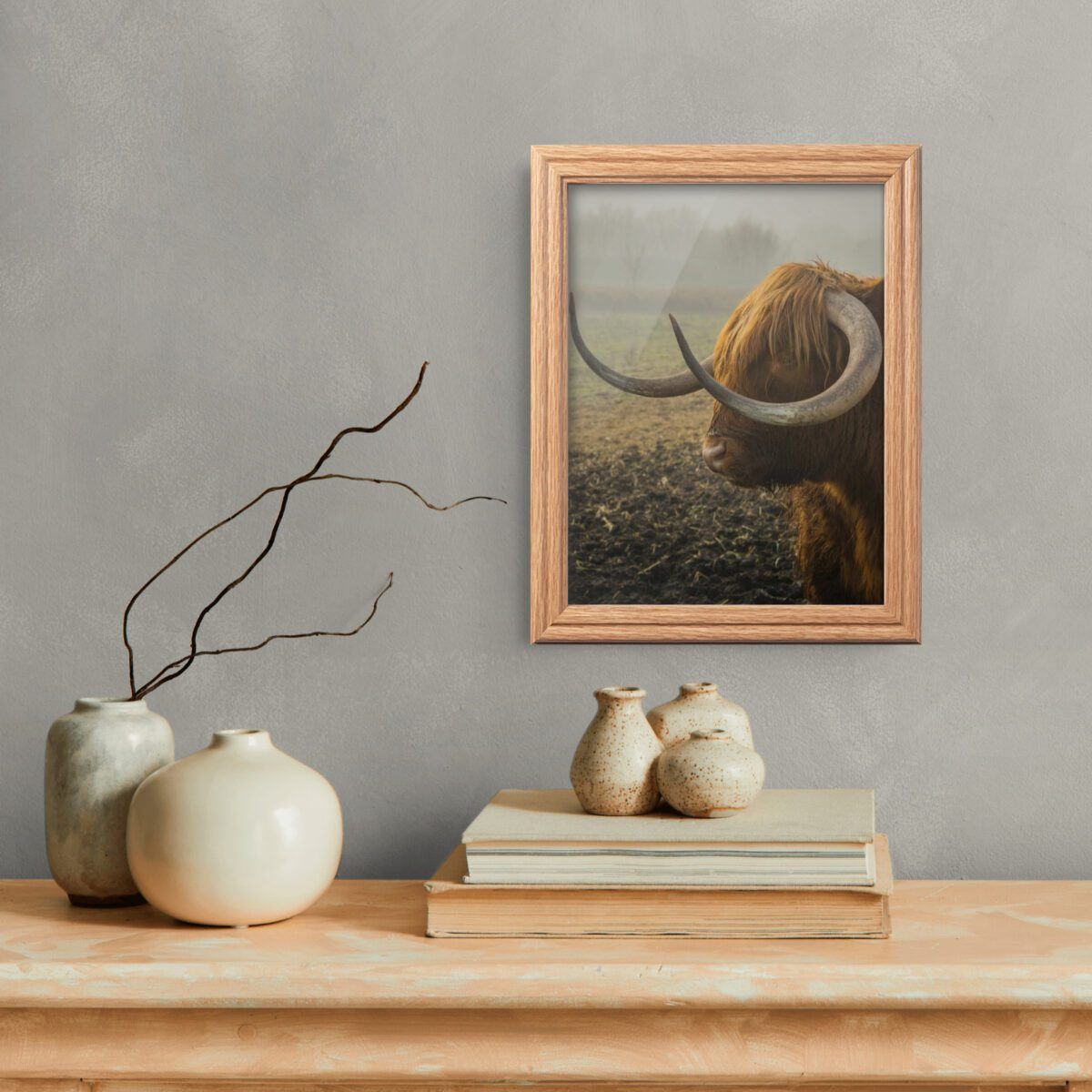 75_OAK Oak .75" Solid Wood Picture Frame - Image 4